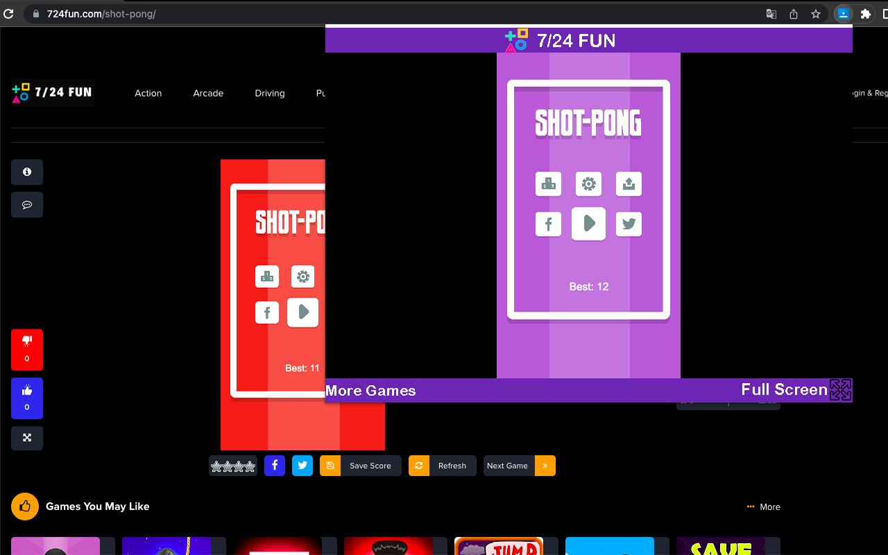 Shoot Pong - Html5 Game Preview image 1