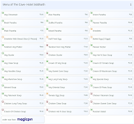 The Cave- Hotel Siddharth menu 1