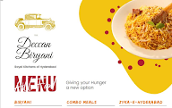 The Deccan Biryani menu 1