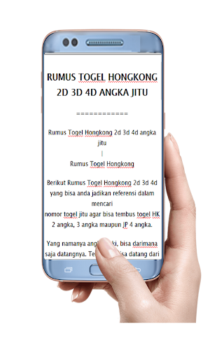 Rumus Togel Hongkong 2d 3d 4d Angka Jitu Latest Version For Android Download Apk