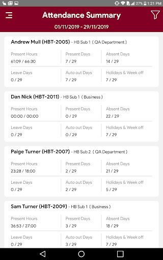 MRS Mobile Attendance