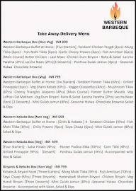 Western Barbeque menu 4
