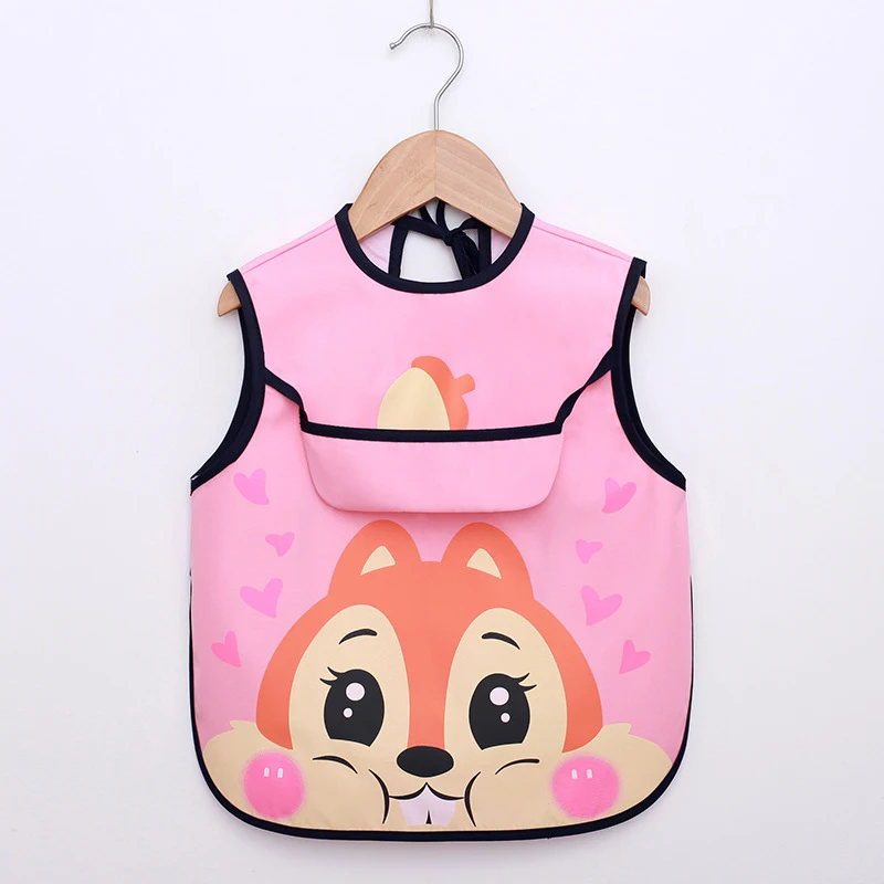 Macacão Impermeável Fino de Verão para Bebê, ideal para refeições. Protege a roupa, é fácil de limpar, confortável e respirável.