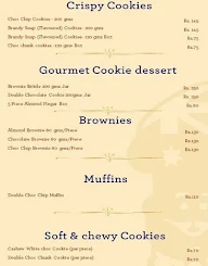 Cookie Man menu 1