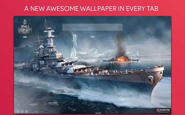 World Of Warships Wallpaper HD Custom New Tab