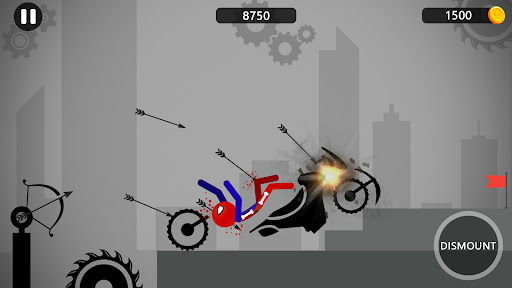 Screenshot Stickman Ragdoll Dismount Flip