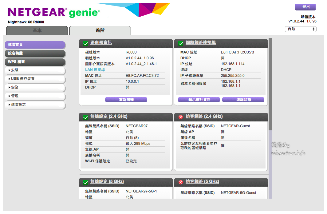 全球首款三頻無線路由器AC3200夜鷹【Nighthawk X6 R8000】智慧操作好方便!