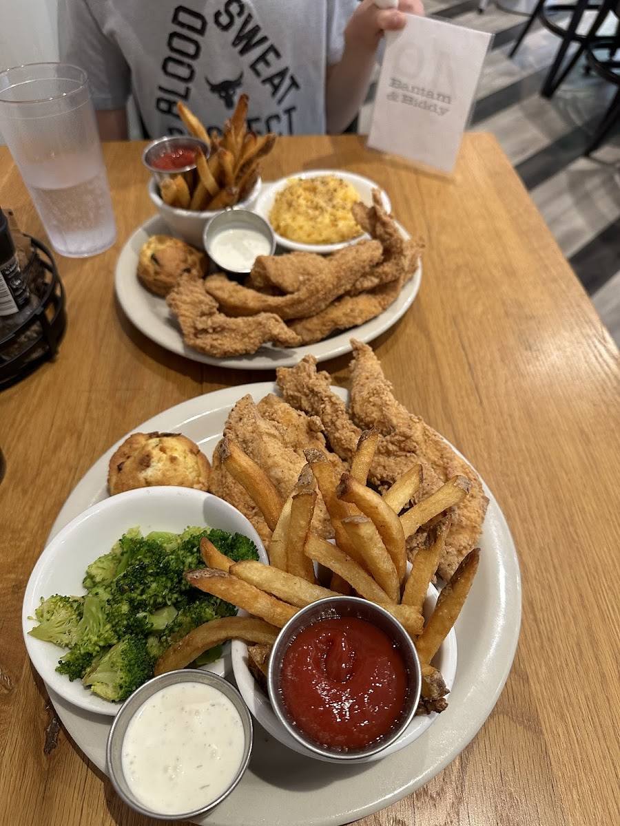 Chicken Strip Basket. YUM!