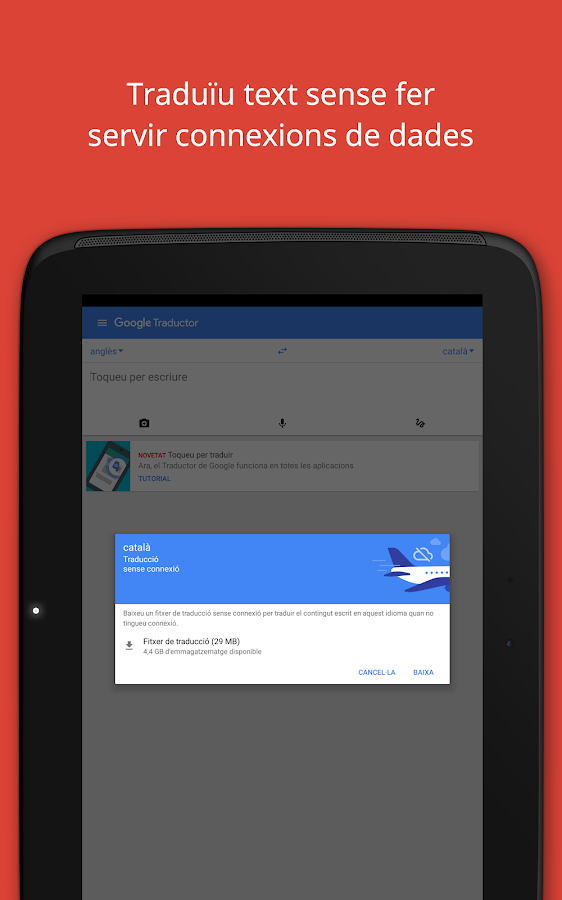   Traductor de Google: captura de pantalla 