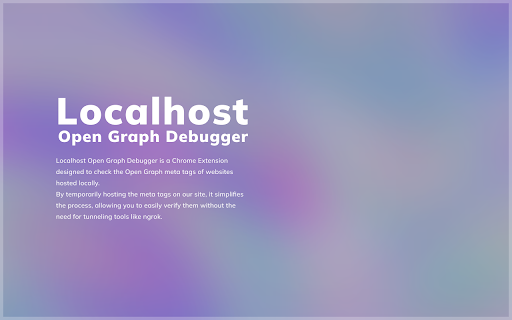 Localhost Open Graph Debugger