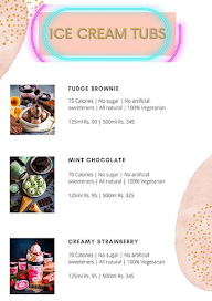 Good Fettle- Healthy Ice Cream menu 3