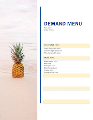 Demand menu 1