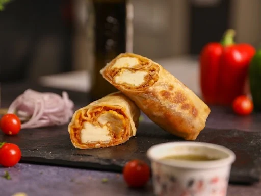 Schezwan Chilli Paneer Kathi Roll