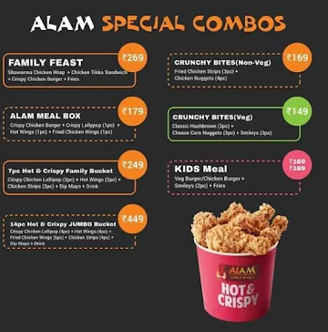 Alam Grilled Wraps menu 