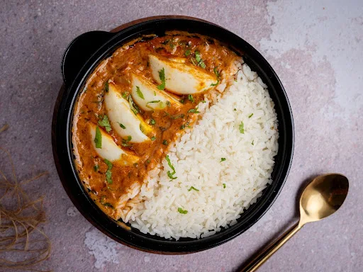 High Protein - Egg Curry Masala Low GI Rice Bowl