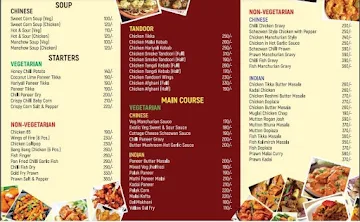 Happie Hunger menu 