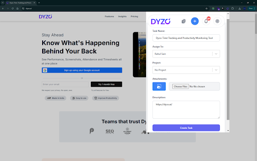 Dyzo Task Manager