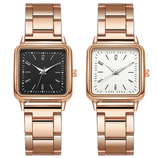 Title 4, Square Digital Fashion Casual Quartz Frosted Be...