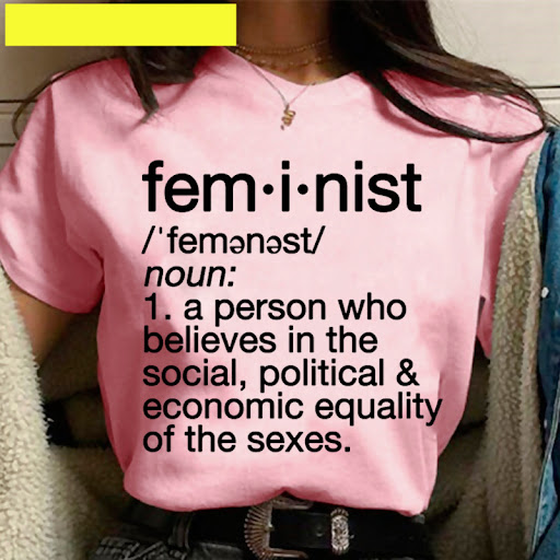 Title 7, Womens Feminist Surrounding Short Sleeved T Sh...