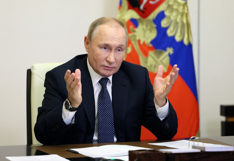 Russian President Vladimir Putin. Picture: REUTERS/SPUTNIK/GAVRILL GRIGOROV