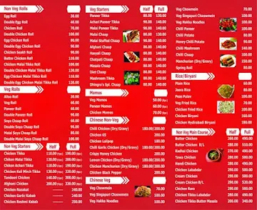 Dhingra's The Food Hub menu 