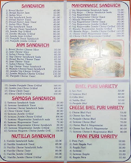 Rajkumar Bhel And Sandwich menu 1