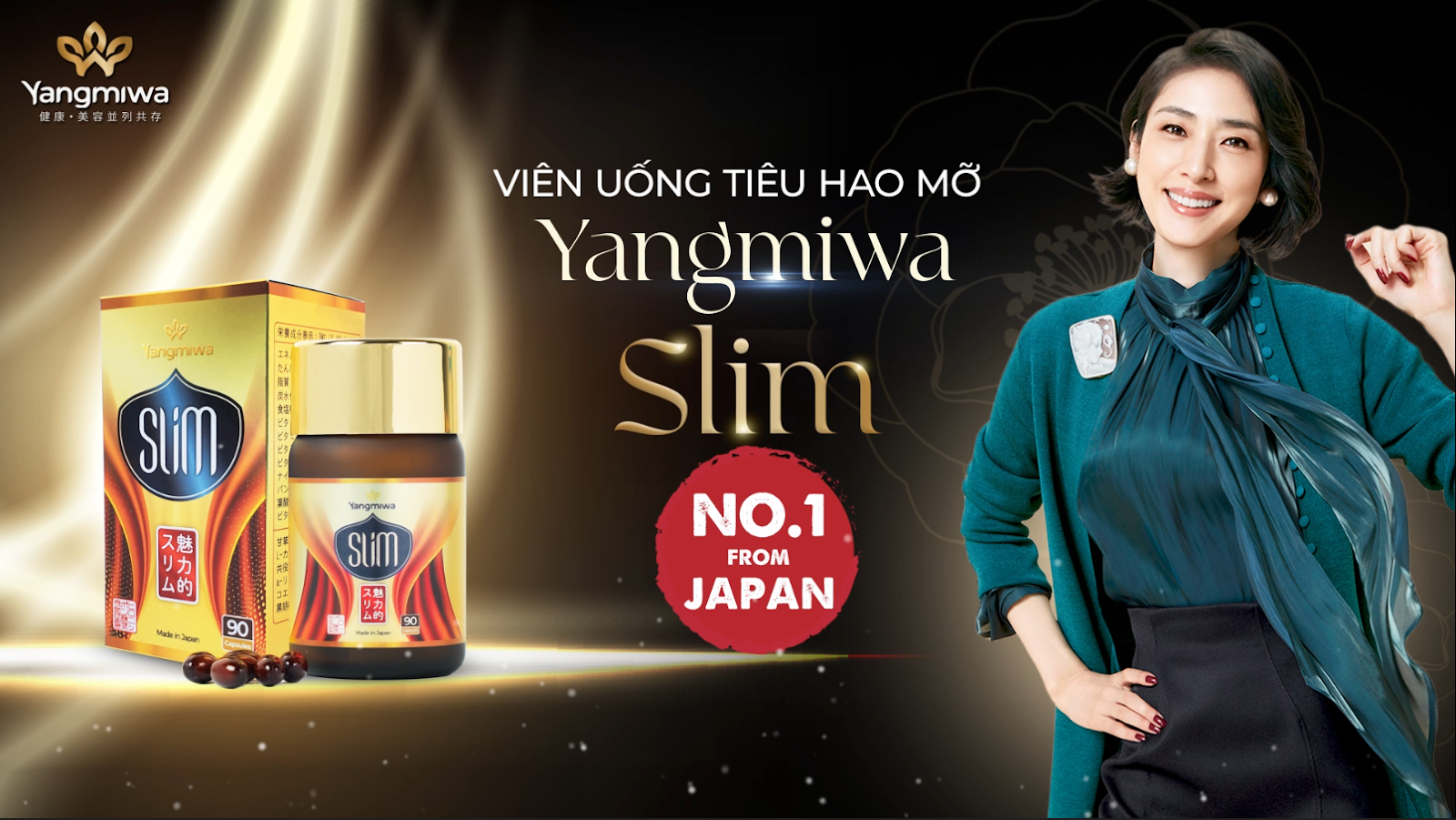Viên uống tiêu hao mỡ Yangmiwa Slim Nhật Bản: lựa chọn hàng đầu cho giảm  cân tuổi trung niên - Yangmiwa
