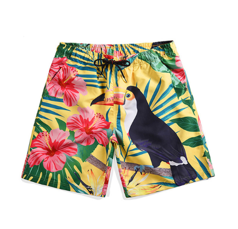Toucan printed short-sleeved shirt