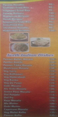 Sri Vishnu Grand Veg menu 5