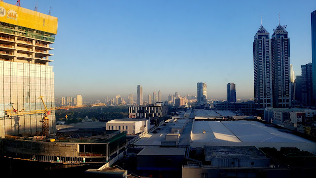 Morning hotel view