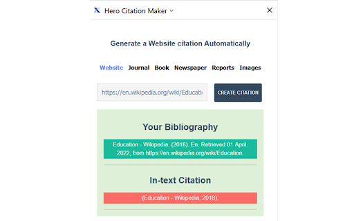 Hero Citation Generator