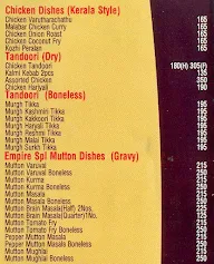 Empire Restaurant menu 3