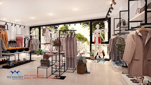 thiết kế shop thời trang