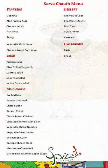 The Hub-Hotel IBIS menu 