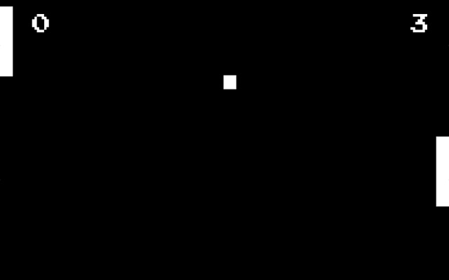 Classic Pong! chrome extension