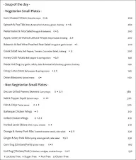 The Deccan Epicure menu 1