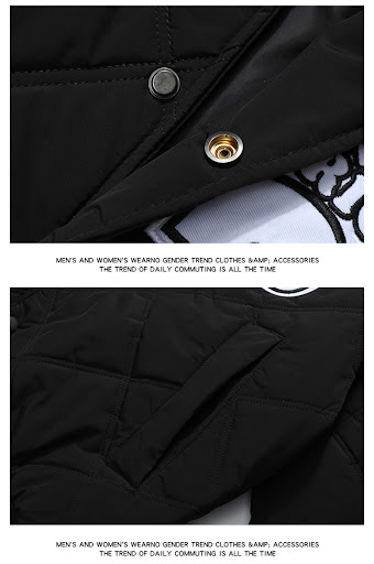 Title 4, Womens Couples Rhombus Baseball Padded Jacket...