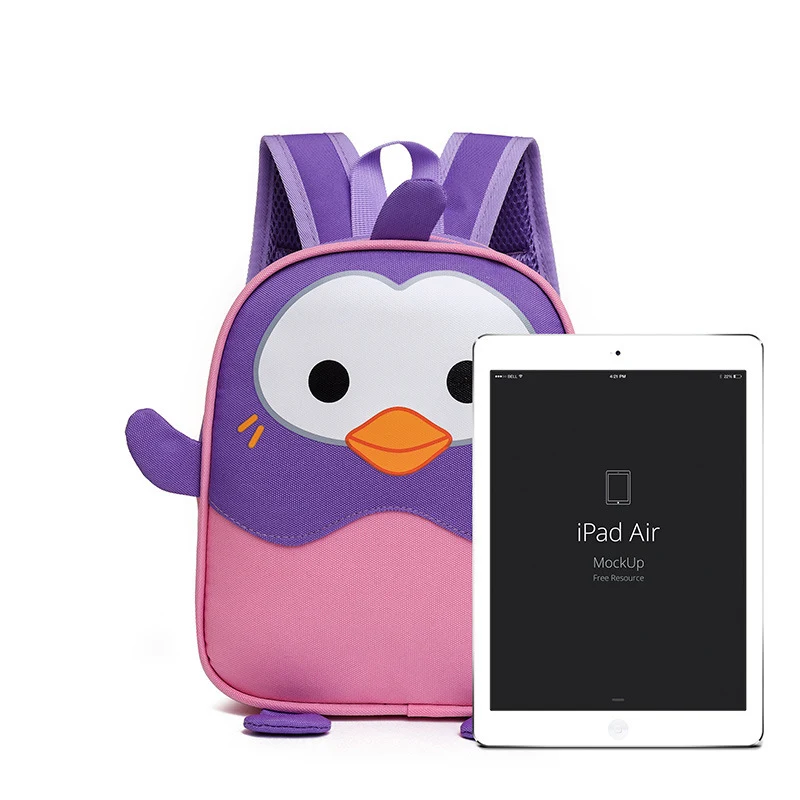 Title 4, Mochila Infantil Fofa Versão Pinguim Fofo Perfe...
