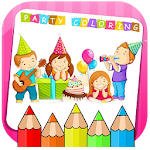 Cover Image of 下载 Party Coloring Book & Drawing Game 1.0.0 APK