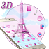 3D Pink Paris Eiffel Tower1.1.9
