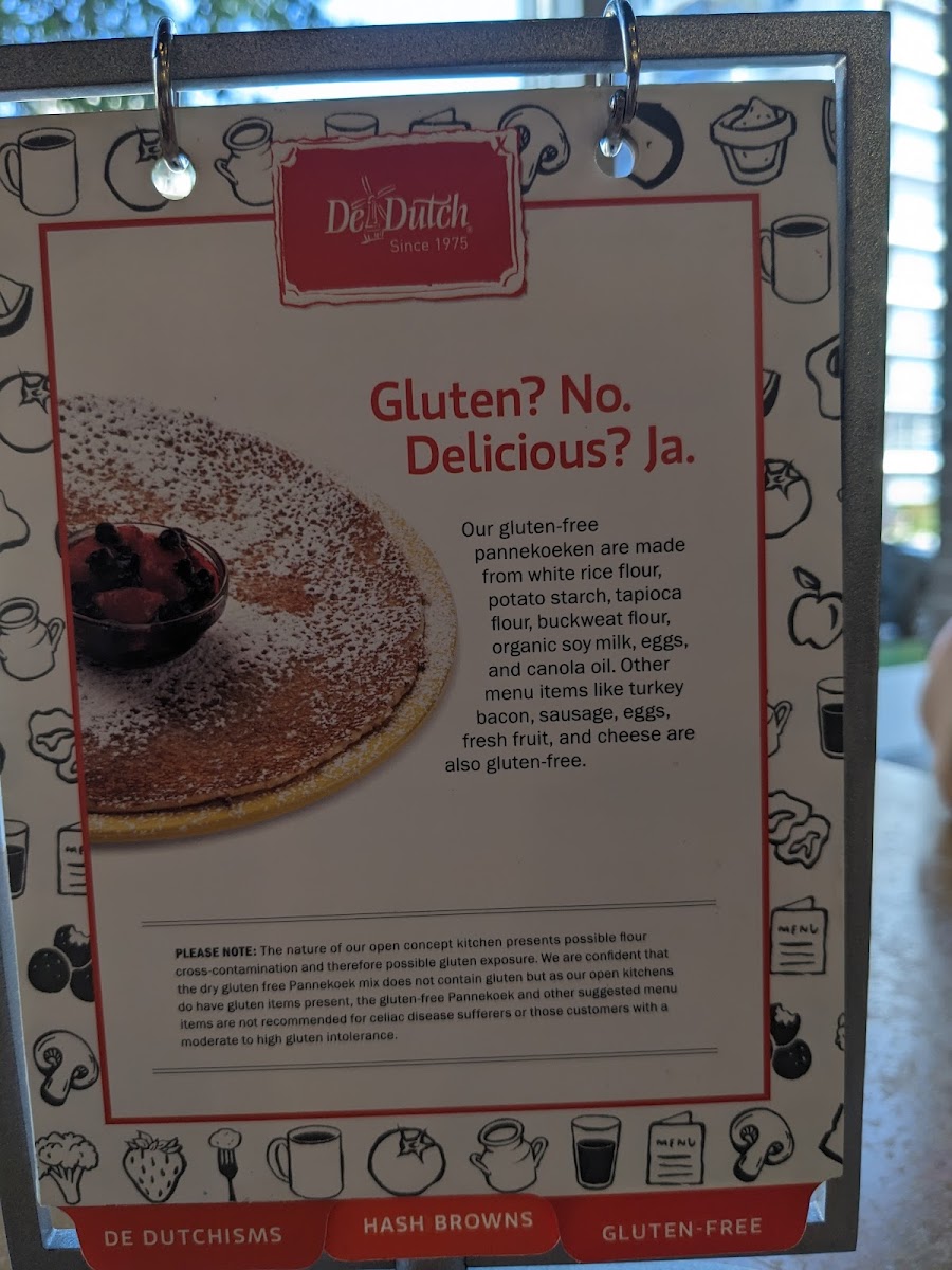 They do not recommend their facility for those with Celiac