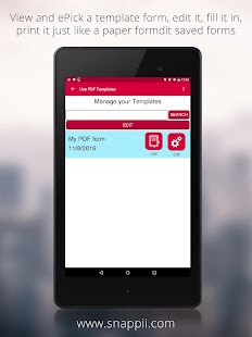 My PDF Form Manager - náhled