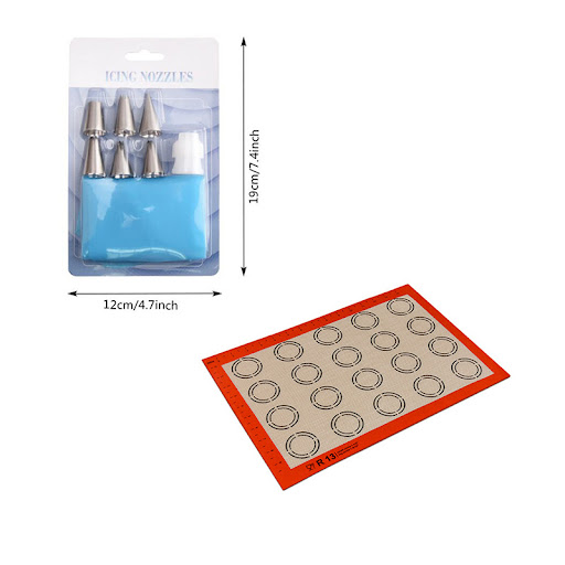 Title 10, Siliconen macaron mat bestand tegen hoge temper...
