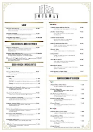 Dockway Kitchen & Bar menu 1