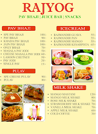 Rajyog Pavbhaji & Juice Centre menu 4