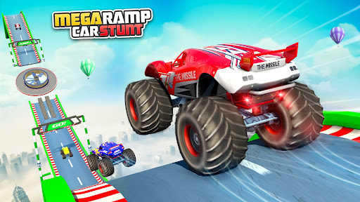 Screenshot Mega Ramp Stunt Car Extreme 3D