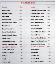 Kaveri Vaibhav Pure Veg menu 2