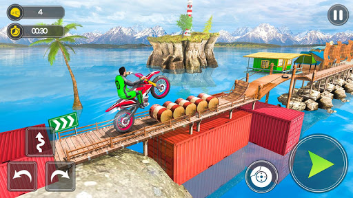 Tricky Bike Trail Stunts - Bike Stunt Racing 3D screenshots 1