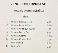 Yewale Amruttulya menu 1