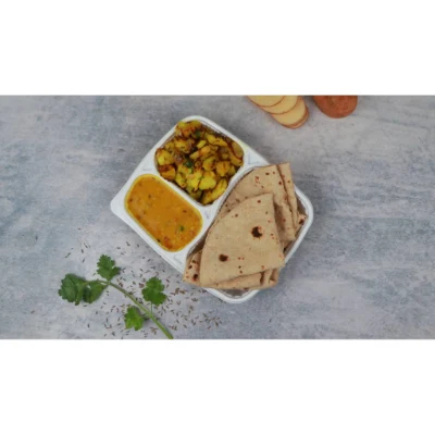 5 Pc Roti + Aloo Jerra + Dal